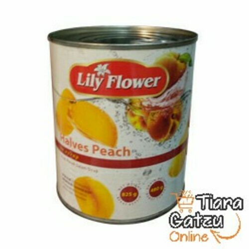 [1013680] LILY FLOWER PEACH HALVES : 825 GR