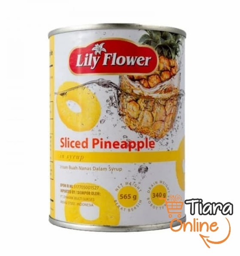 [1013792] LILY FLOWER - SLICED PINEAPPLE : 565 GR