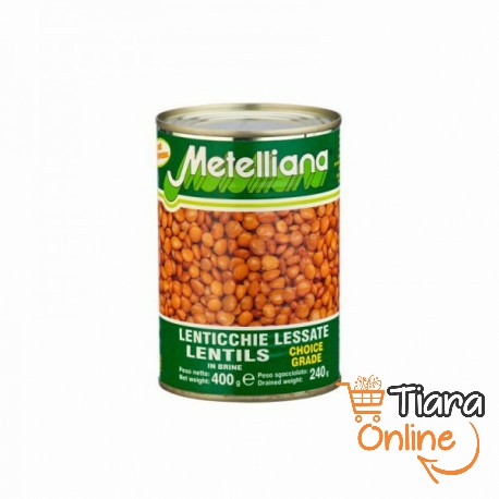 [1013856] METELLIANA - LENTILS : 400 GR