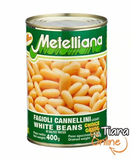 [1013861] METELLIANA - WHITE BEANS : 400 GR