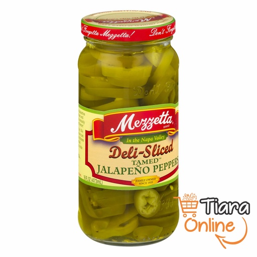 [1013819] MEZZETTA - TAMED JALAPENO PEPPER : 473 ML