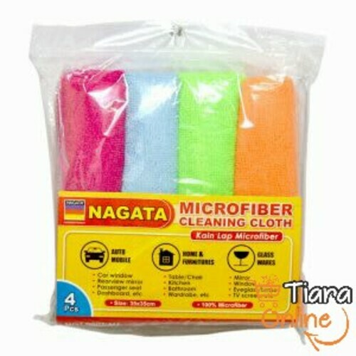 [0353827] NAGATA - KAIN LAP MICRO FIBER 4PCS : 35X35CM