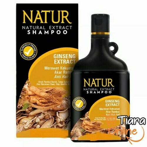 [0263330] NATUR - SHAMPOO EXTRACT GINSENG : 80 ML