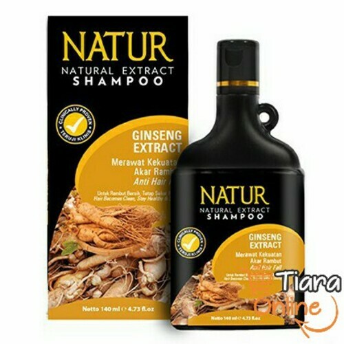 [0263181] NATUR SHAMPOO EXTRACT GINSENG : 140 ML