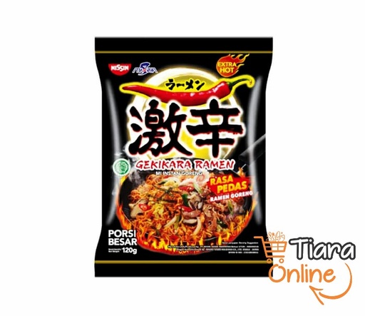 [1184238] NISSIN GEKIKARA RAMEN GORENG EXTRA HOT : 120 GR