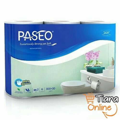 [0223505] PASEO - TOILET BATHROOM ROLL : 6 ROLLS