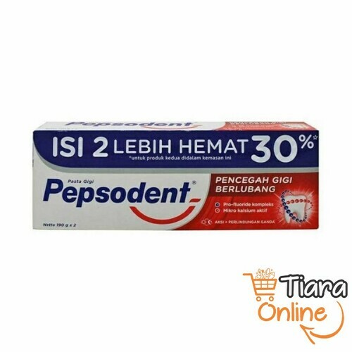 [0193515] PEPSODENT - WHITE : 2X190GR