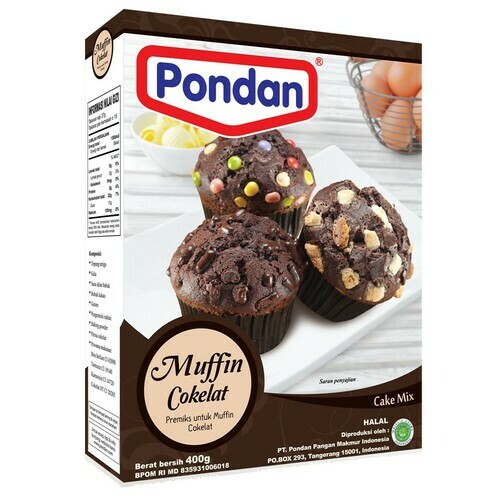 [1133700] PONDAN MUFFIN COKELAT : 400 GR