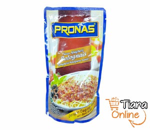 [1115500] PRONAS - SAUS BOLOGNAIS : 350 GR