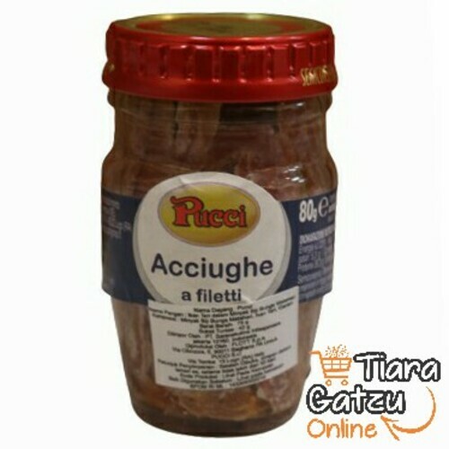 [1093534] PUCCI - ACCIUGHE A FILETTI : 80 GR