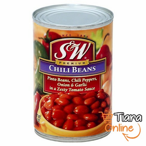 [1013835] S&W - CHILI BEANS : 439 GR