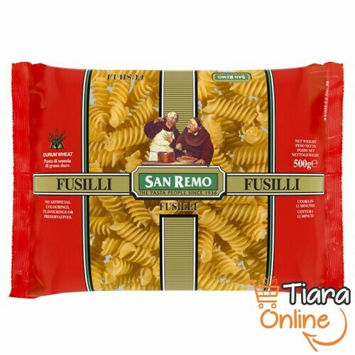 [1184067] SAN REMO - FUSILLI : 500 GR