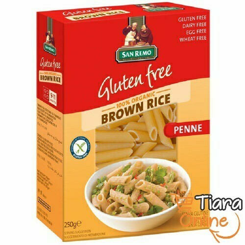 [1184522] SAN REMO - PENNE GLUTEN FREE BROWN RICE : 250 GR