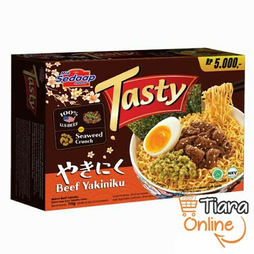 [1184672] SEDAAP MIE TASTY BEEF YAKINIKU : 115 GR