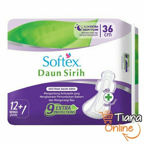 [0233555] SOFTEX - DAUN SIRIH NATURAL COOL 36 CM : 12+1