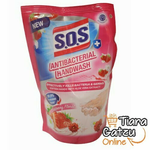 [0214762] S.O.S - SOS HAND WASH STRAWBERRY FLORAL REF : 300 ML