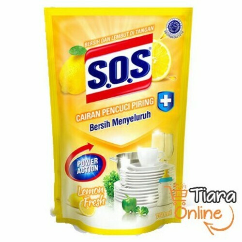 [0433732] SOS - PENCUCI PIRING LEMON REF : 750 ML