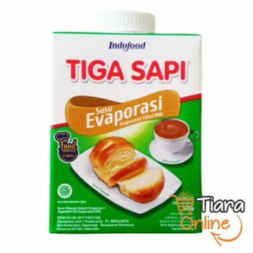 [1134223] TIGA SAPI - SUSU EVAPORASI : 500 GR