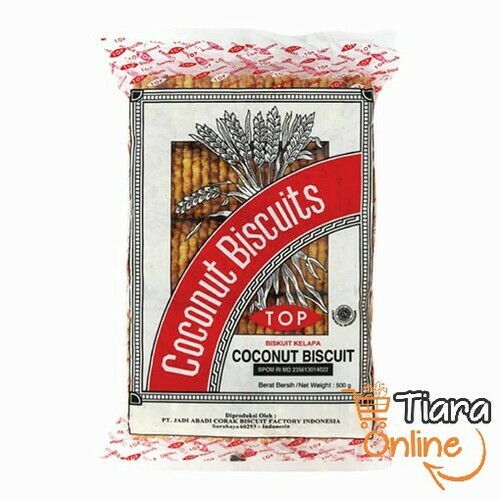 [1422392] TOP COCONUT BISCUIT CRACKERS : 500 GR