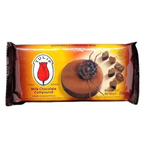 [1133820] TULIP - MILK CHOCO COMPOUND : 250 GR