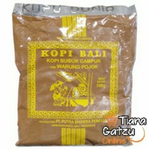 [1122246] WARUNG POJOK - KOPI BALI : 100 GR