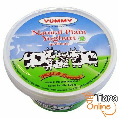 [1813117] YUMMY - YOGURT NATURAL PLAIN : 500 GR