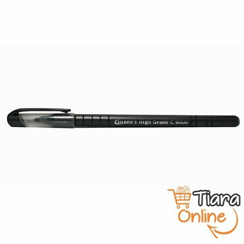 [0714562] QUEENS - BALLPOINT C6000 : HITAM 