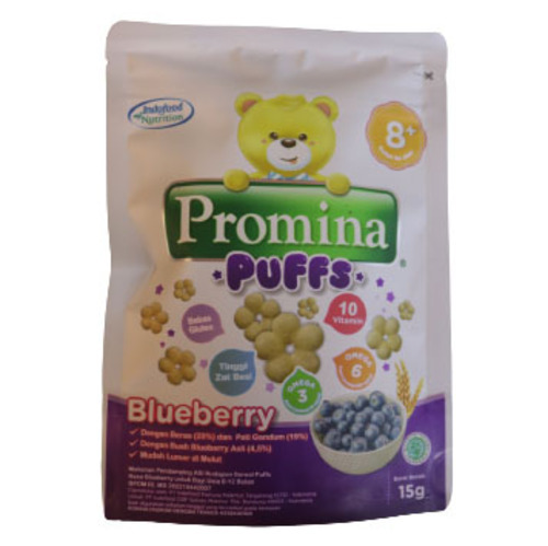 [1223450] PROMINA - PUFFS BLUEBERRY : 15 GR 