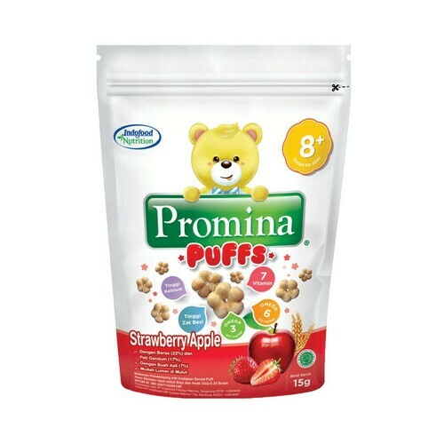 [1223489] PROMINA - PUFFS STRAWBERRY APPLE : 15 GR 