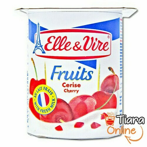 [1813018] ELLE & VIRE - YOGURT CHERRY : 125 GR 