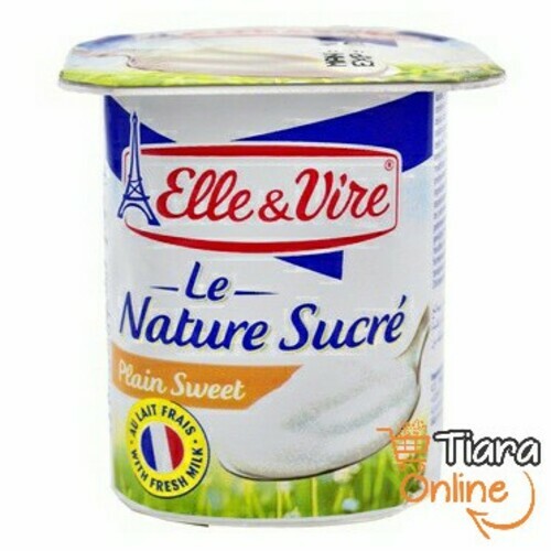 [1813090] ELLE & VIRE YOGURT PLAIN SWEET : 125 GR